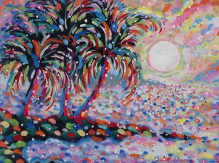 James Paul Brown: Color Palms I
