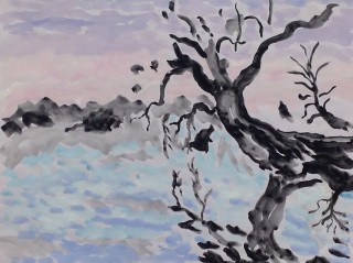 James Paul Brown: Bare Tree Reflecting