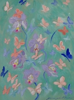 James Paul Brown: Flowers and Butterflies