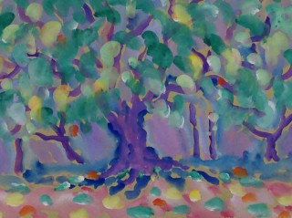 James Paul Brown: Purple forest