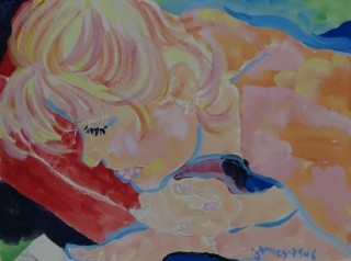 James Paul Brown: Woman Laying Down