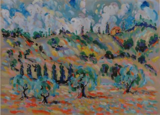James Paul Brown: Tuscan Hillside