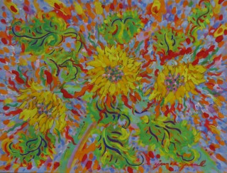 James Paul Brown: Sunflowers