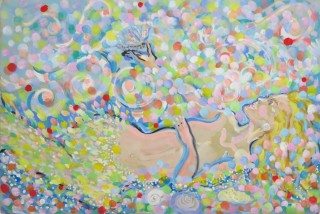 James Paul Brown: Woman with Dragonfly
