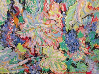 James Paul Brown: Grapes on the Vine