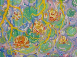James Paul Brown: Lily Pond Reflections