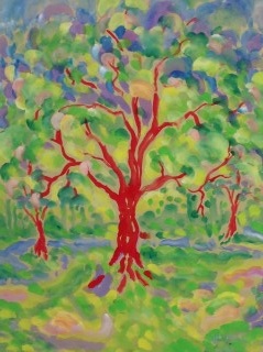 James Paul Brown: Red Trees