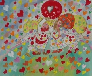 James Paul Brown: Valentine Clowns