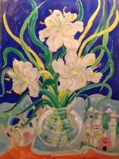 James Paul Brown: This painting is the reverse side of St. Tropes