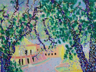 James Paul Brown: View into Town I