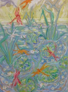 James Paul Brown: Dragonfly Pond #21