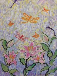James Paul Brown: Dragonflies & Sunshine I
